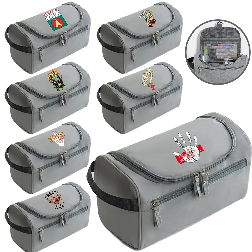 Wash Bag Hand Printing Series Storage Travel Pouch Zipper Man Women Luxurious Makeup Bag Essential for Washing Up
Wash Bag Hand Printing Series Storage Travel Pouch Zipper Man Women Luxurious Makeup Bag Essential for Washing Up