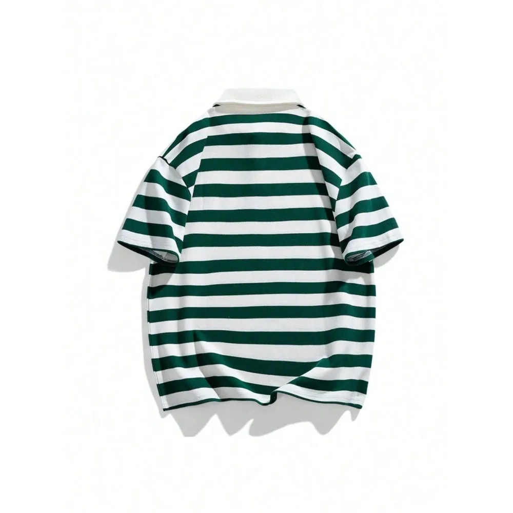2026 Summer New Arrival: Japanese-Style Striped Polo Shirt For Men – Loose-Fit Short-Sleeve Top
2026 Summer New Arrival: Japanese-Style Striped Polo Shirt For Men – Loose-Fit Short-Sleeve Top
