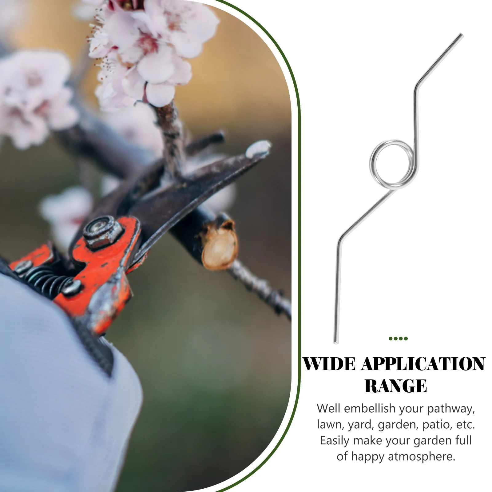 10Pcs Replacement Springs for Pruning Shears Stainless Steel V-Shaped Pruner Spring Parts Garden Tool Repair Kit Bypass Trimming
10Pcs Replacement Springs for Pruning Shears Stainless Steel V-Shaped Pruner Spring Parts Garden Tool Repair Kit Bypass Trimming