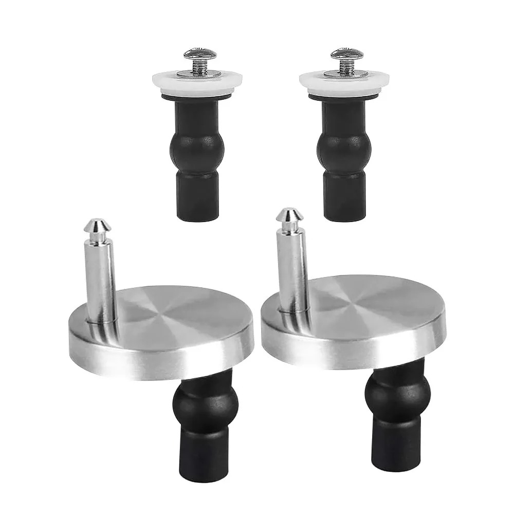 4Pcs Toilet Seat Fixing Kit Includes Hinges Screws Metal Durability Strong Hold for Toilet Seat Mounting Replacement Upgrade
4Pcs Toilet Seat Fixing Kit Includes Hinges Screws Metal Durability Strong Hold for Toilet Seat Mounting Replacement Upgrade