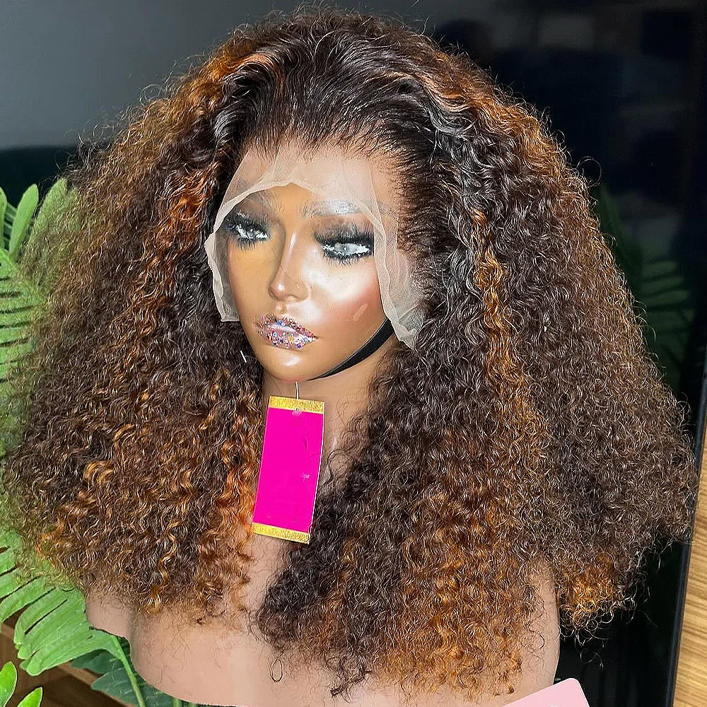 HD Transparent Lace Highlight Wig Human Hair 400 Density Deep Curly Colored Wig For Women Glueless Pre Plucked Curly 36 Inch Wig
HD Transparent Lace Highlight Wig Human Hair 400 Density Deep Curly Colored Wig For Women Glueless Pre Plucked Curly 36 Inch Wig