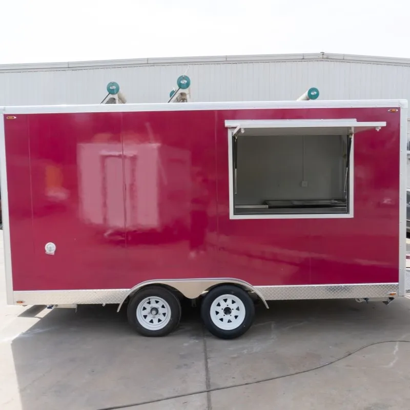 Galvanized Steel Enclosed Cargo Food Trailer and Mobile Kitchen Food Truck for Service and Mobile Food Trailer Applications
Galvanized Steel Enclosed Cargo Food Trailer and Mobile Kitchen Food Truck for Service and Mobile Food Trailer Applications