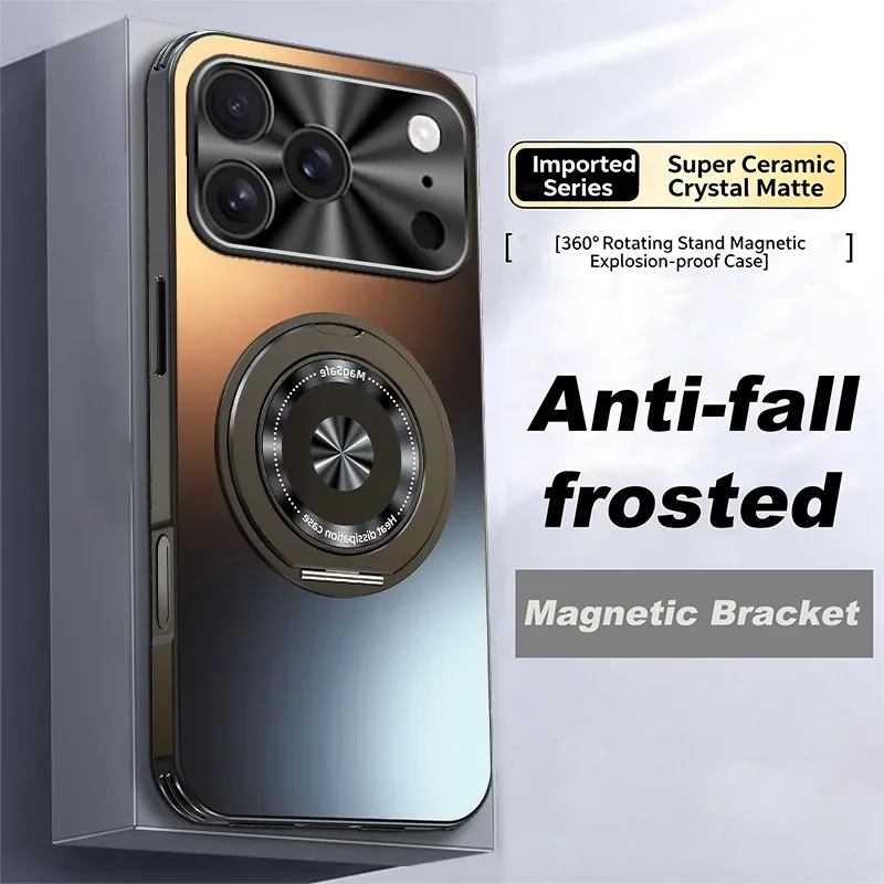 360° Rotatable Magnetic Ring Stand Phone Case For iPhone 17 17Pro 17Pro Max Shockproof Cover Metal Lens Frame Protective Case
360° Rotatable Magnetic Ring Stand Phone Case For iPhone 17 17Pro 17Pro Max Shockproof Cover Metal Lens Frame Protective Case