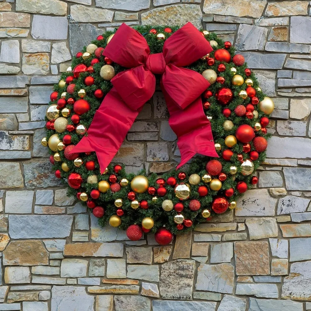 36 Inch Prelit Red Sleigh Sequoia Fir Heavy Duty Artificial Christmas LED Wreath, 150 Warm White LED Lights,Artificial Christmas
36 Inch Prelit Red Sleigh Sequoia Fir Heavy Duty Artificial Christmas LED Wreath, 150 Warm White LED Lights,Artificial Christmas