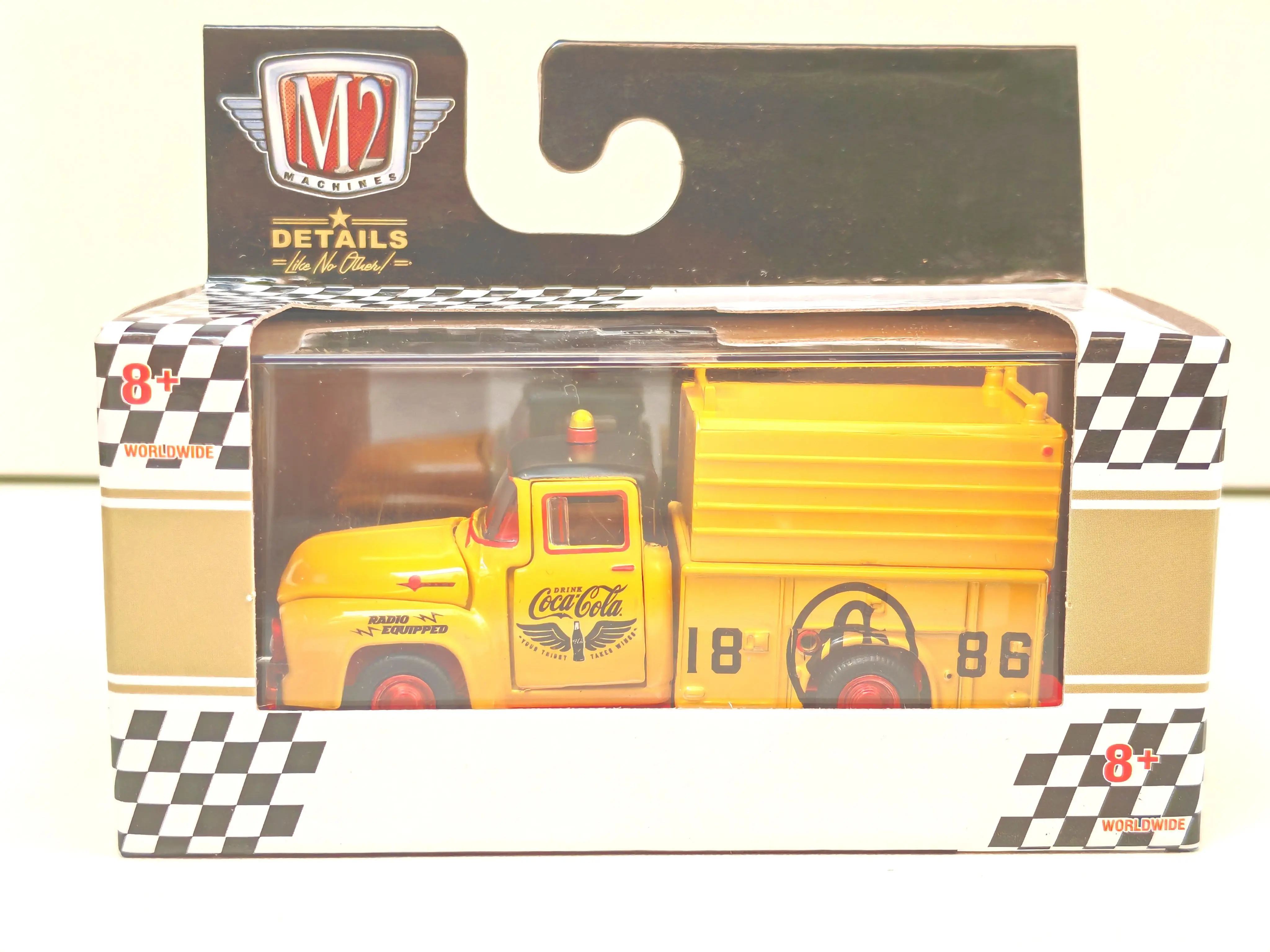 M2 Machines 1/64 1956 Ford F-100 Truck A38 Orange A38 Die-cast Alloy Car Model Collection Gift Toy
M2 Machines 1/64 1956 Ford F-100 Truck A38 Orange A38 Die-cast Alloy Car Model Collection Gift Toy