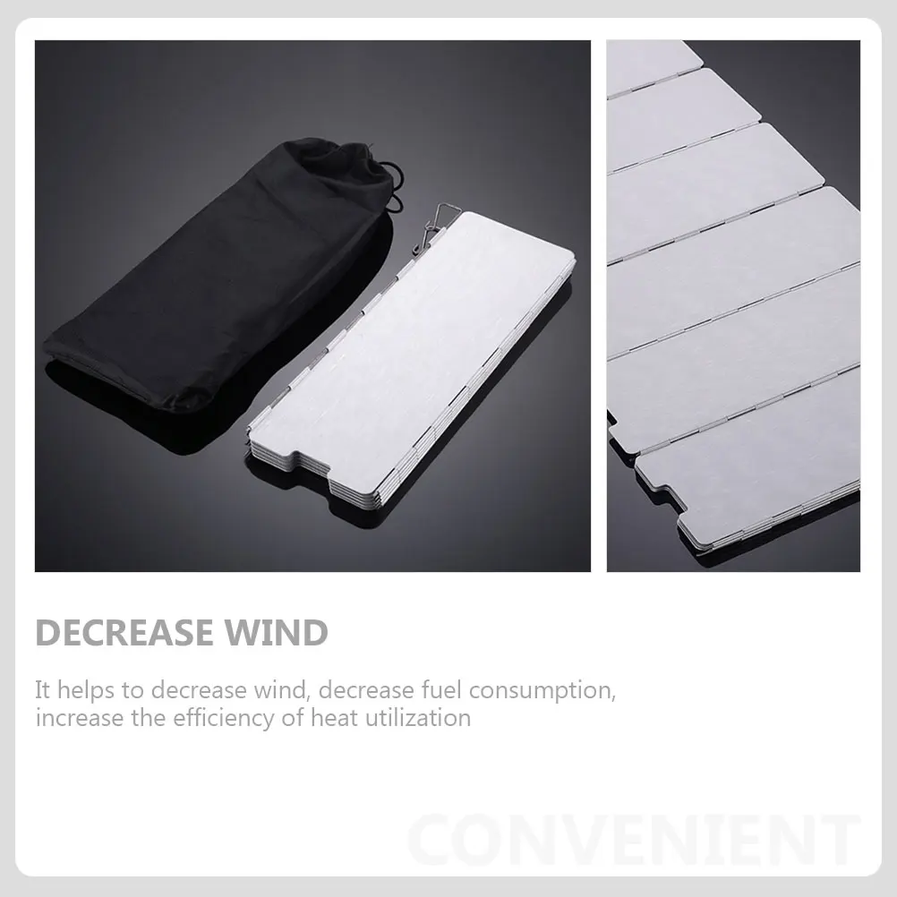 12 Plates Camping Stove Windshield Folding Aluminum Alloy Cooker Windscreen with Drawstring Bag for Outdoor Stove Windshield Use
12 Plates Camping Stove Windshield Folding Aluminum Alloy Cooker Windscreen with Drawstring Bag for Outdoor Stove Windshield Use