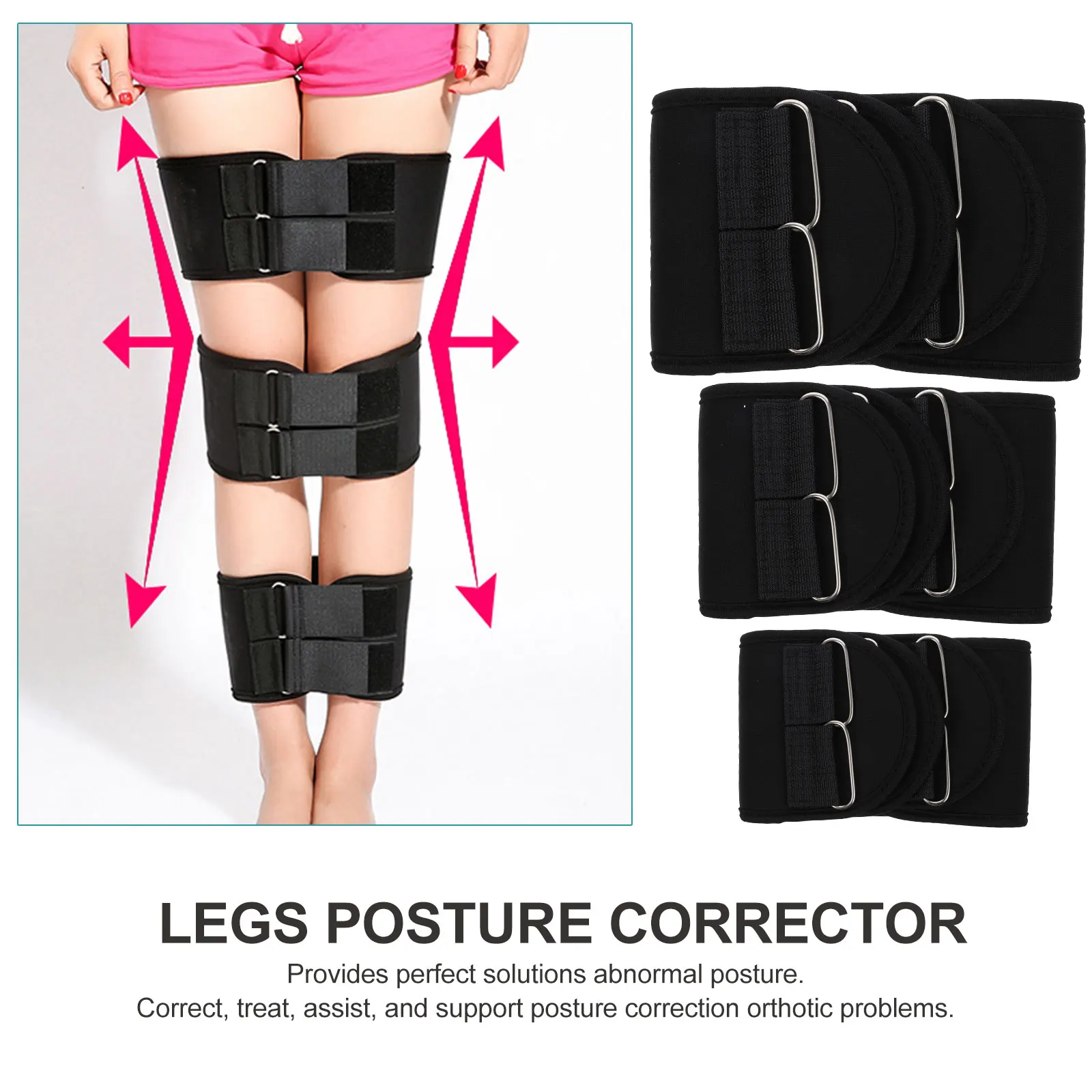 3pcs Legs Posture Corrector Belt X-Type O-Type Leg Correction Support Breathable Fiber Belt For Posture Training Size Black
3pcs Legs Posture Corrector Belt X-Type O-Type Leg Correction Support Breathable Fiber Belt For Posture Training Size Black