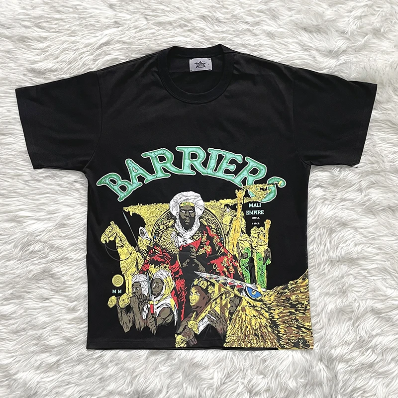 Bers Mansa Musa Loose Fit Casual ort Sve T-irt Men's Print Design round Ne Stand Size Summer Faion Tee
Bers Mansa Musa Loose Fit Casual ort Sve T-irt Men's Print Design round Ne Stand Size Summer Faion Tee