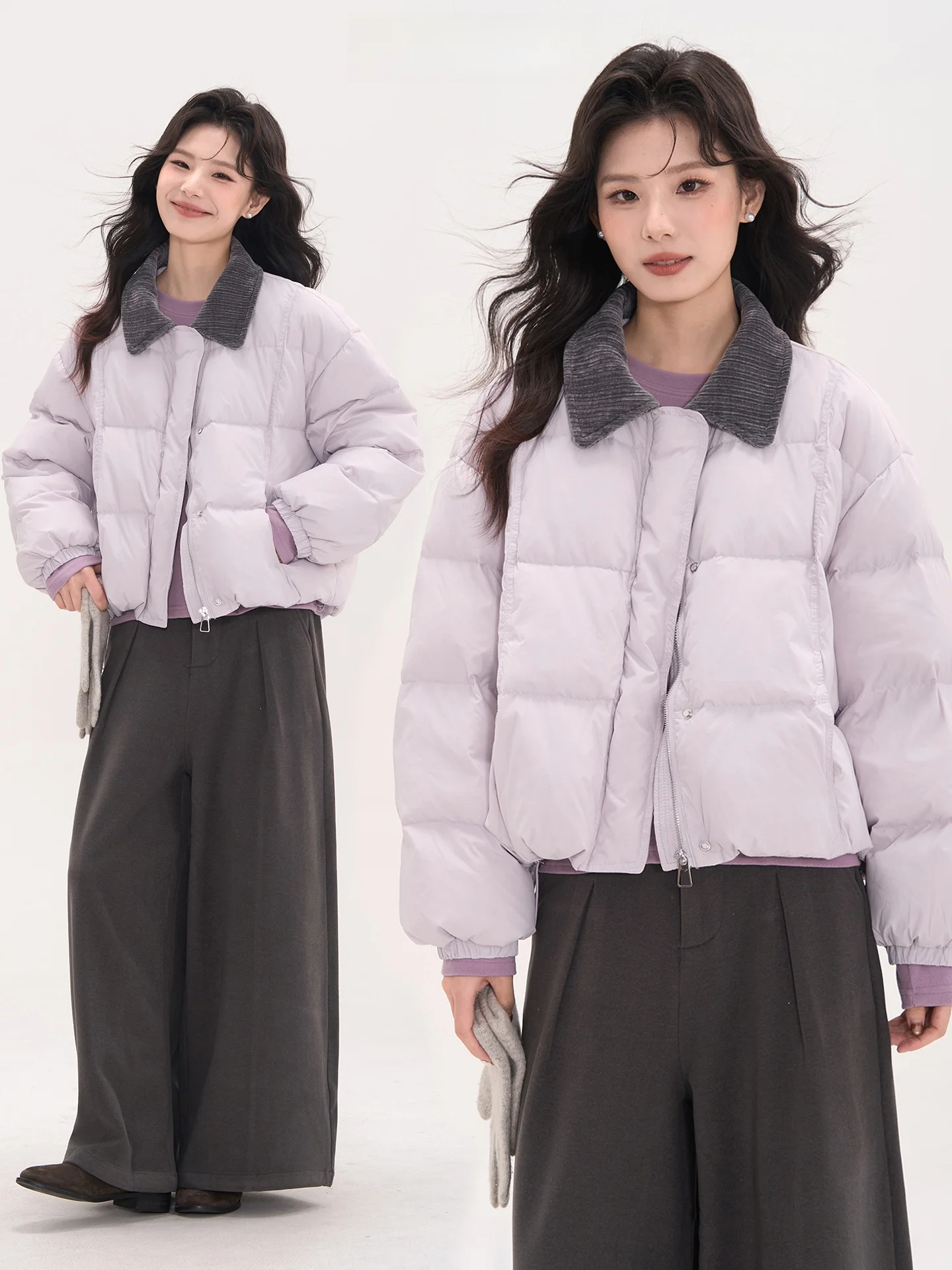 Heme зимнее теплое женское пуховое пальто в стиле пэчворк из вельветового цвета с воротником-стойкой и квадратным наполнителем, повседневное пальто с перьями Du
Heme зимнее теплое женское пуховое пальто в стиле пэчворк из вельветового цвета с воротником-стойкой и квадратным наполнителем, повседневное пальто с перьями Du