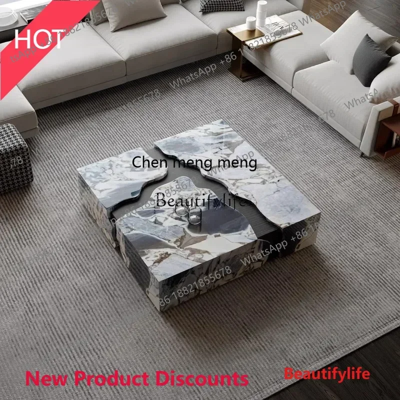 style NEWNatural marble coffee table Modern simple size apartment Italian minimalist coffee table ss 8617
style NEWNatural marble coffee table Modern simple size apartment Italian minimalist coffee table ss 8617
