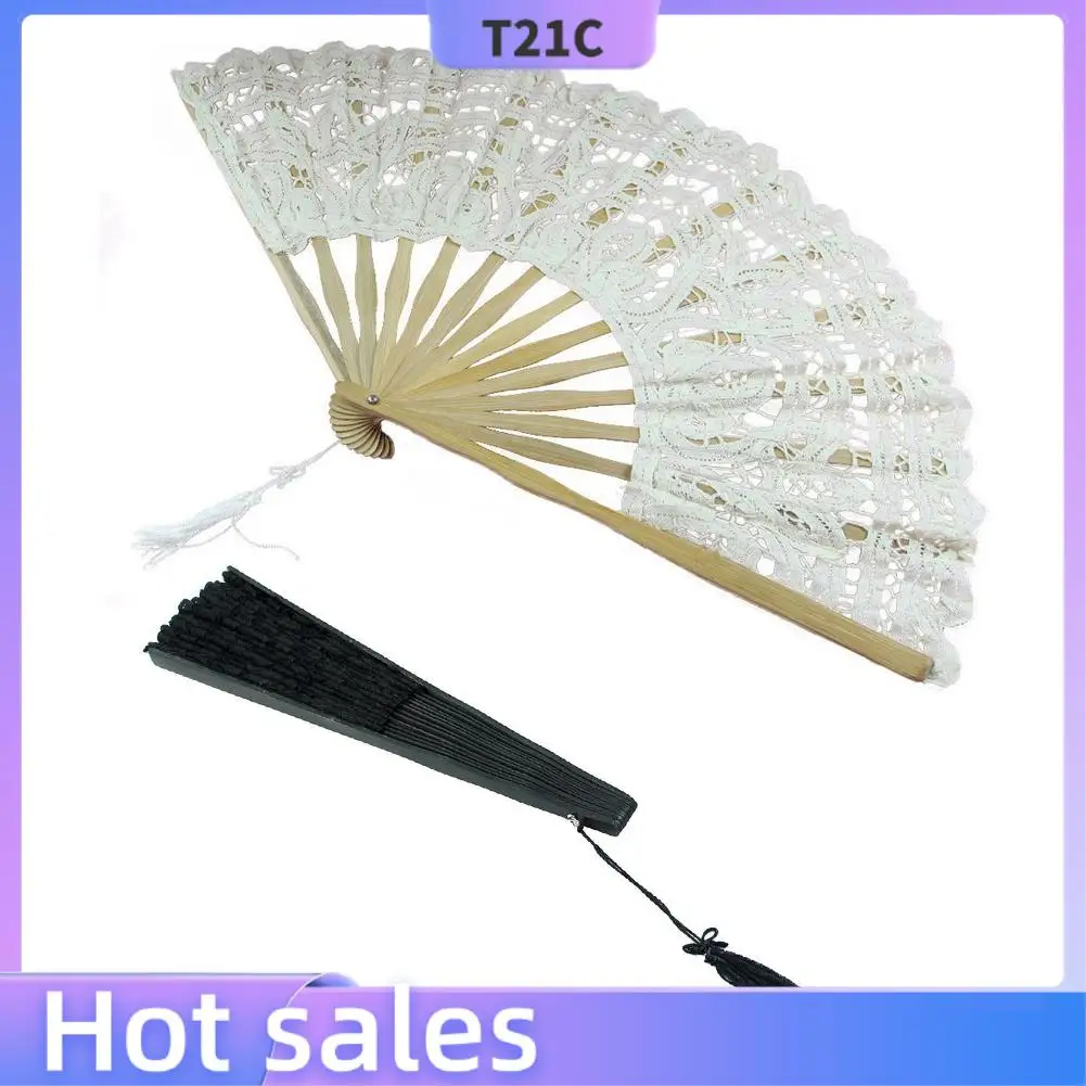 T21C 2 PCS Handmade Cotton Lace Folding Hand Fan For Party Bridal Wedding Decoration ( Beige & Black)
T21C 2 PCS Handmade Cotton Lace Folding Hand Fan For Party Bridal Wedding Decoration ( Beige & Black)