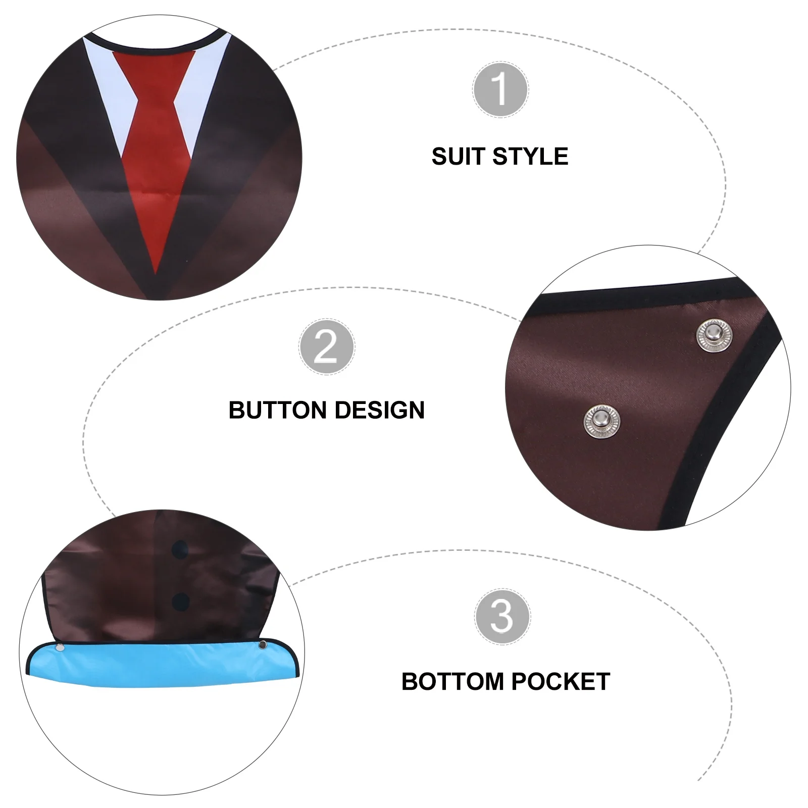 Elderly Senior Bib Waterproof Double Layer Design Mealtime Spillage Protection Reusable Smooth Surface Adults Bib
Elderly Senior Bib Waterproof Double Layer Design Mealtime Spillage Protection Reusable Smooth Surface Adults Bib