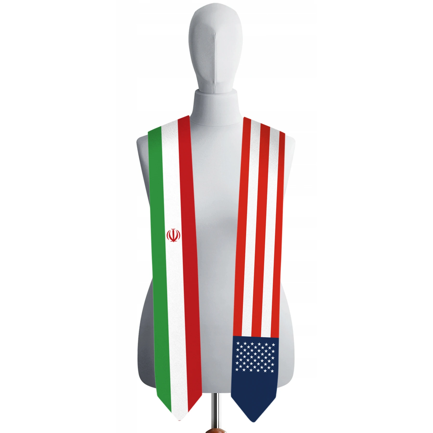 13x180cm USA Iran Flag Graduation Sash Bachelor Gown Accessory Graduation Sash Scarf
13x180cm USA Iran Flag Graduation Sash Bachelor Gown Accessory Graduation Sash Scarf