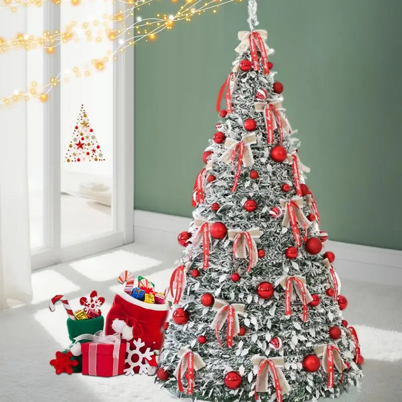 1.5m Pop Up Christmas Tree Telescopic Artificial Christmas Tree with Decorations Foldable Christmas Tree Christmas Decoration
1.5m Pop Up Christmas Tree Telescopic Artificial Christmas Tree with Decorations Foldable Christmas Tree Christmas Decoration