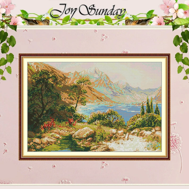 A Lake in the Mountains Patterns Counted Cross Stitch Set 11CT 14CT 16CT HD Stamped DMC Cross-stitch Kit Embroidery Needlework
A Lake in the Mountains Patterns Counted Cross Stitch Set 11CT 14CT 16CT HD Stamped DMC Cross-stitch Kit Embroidery Needlework
