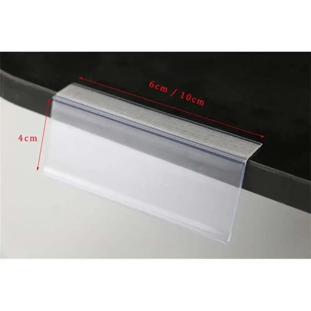 Plastic Pvc L Data Strips Adhesive Tape Mechandise Price Tag Display Shelf Talker Sign Label Card Holder Supermarket Rack 50pcs
Plastic Pvc L Data Strips Adhesive Tape Mechandise Price Tag Display Shelf Talker Sign Label Card Holder Supermarket Rack 50pcs