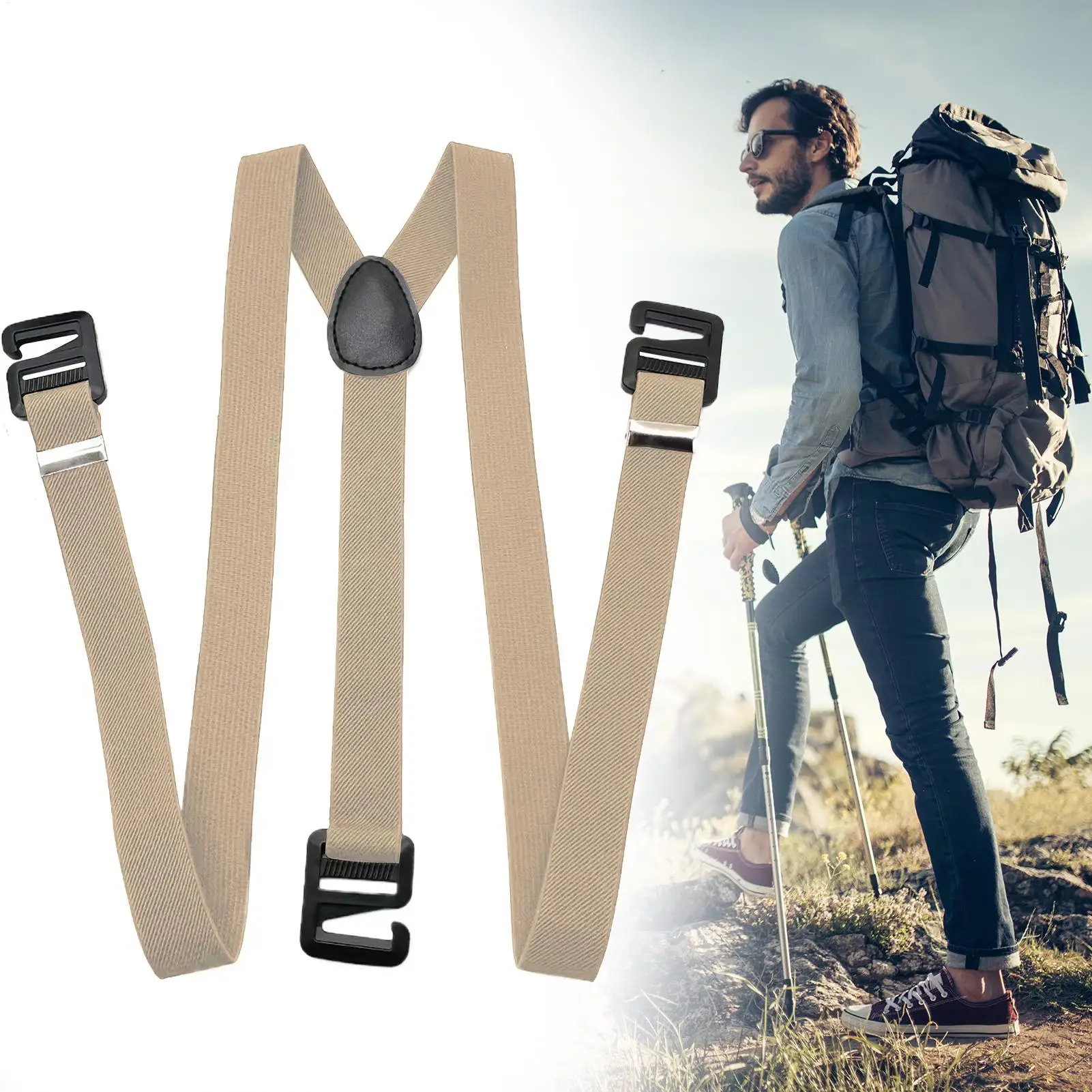 2.5cm Width Men's Suspenders New Creative Adjustable Invisible Harness Mens Y-shaped Vest Brace For Hiking Skiing Mountain
2.5cm Width Men's Suspenders New Creative Adjustable Invisible Harness Mens Y-shaped Vest Brace For Hiking Skiing Mountain