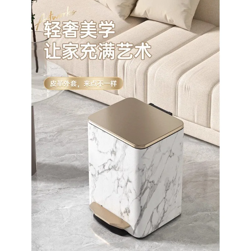 JC trash can household minimalist living room light luxury high-end kitchen bedroom
JC trash can household minimalist living room light luxury high-end kitchen bedroom