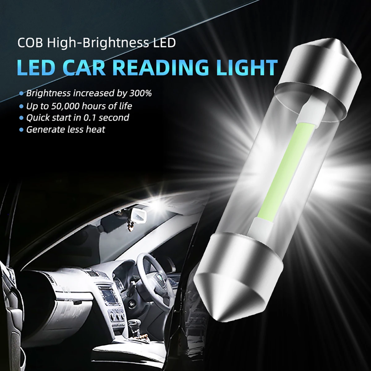 KEVANLY 10pcs C5W LED Bulbs License Plate COB Chip Car Interior Reading Light 28 31 36 39 41mm Dome Door Light DC12V No Error
KEVANLY 10pcs C5W LED Bulbs License Plate COB Chip Car Interior Reading Light 28 31 36 39 41mm Dome Door Light DC12V No Error