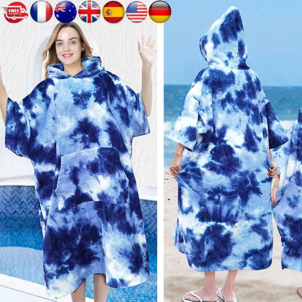 Полотенце-пончо для серфинга, многофункциональное пляжное одеяло из микрофибры, ткань из микрофибры, сушка с большими карманами для серфинга, пловеца, дайвера
Полотенце-пончо для серфинга, многофункциональное пляжное одеяло из микрофибры, ткань из микрофибры, сушка с большими карманами для серфинга, пловеца, дайвера