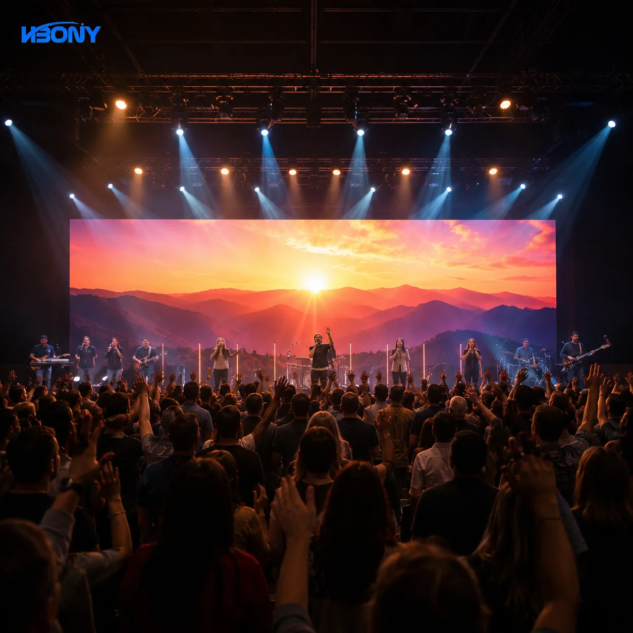 Professional P3.91 Indoor Stage LED Rental Screen 3840Hz High Refresh HD Video Wall for Church Wedding Meeting Event Stage
Professional P3.91 Indoor Stage LED Rental Screen 3840Hz High Refresh HD Video Wall for Church Wedding Meeting Event Stage