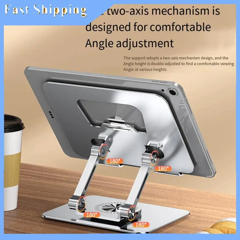 Universal Laptop Stand With 360° Rotating Base, Adjustable Height Multi-Angle, Foldable Mounted Reading Bookshelf Silver Durable
Universal Laptop Stand With 360° Rotating Base, Adjustable Height Multi-Angle, Foldable Mounted Reading Bookshelf Silver Durable