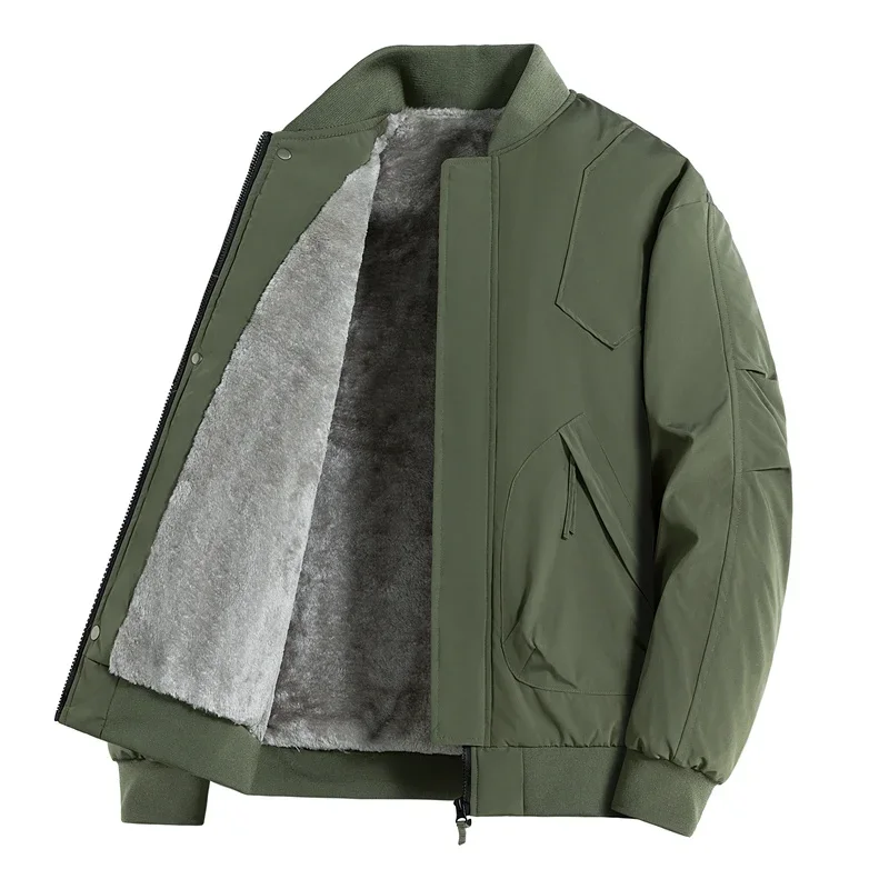 M-8XL Winter Hot Sale Men Cotton Jackets Thicken Warm Zipper Male Clothes Outdoor Windproof Outerwear Fashion Baseball Collar
M-8XL Winter Hot Sale Men Cotton Jackets Thicken Warm Zipper Male Clothes Outdoor Windproof Outerwear Fashion Baseball Collar