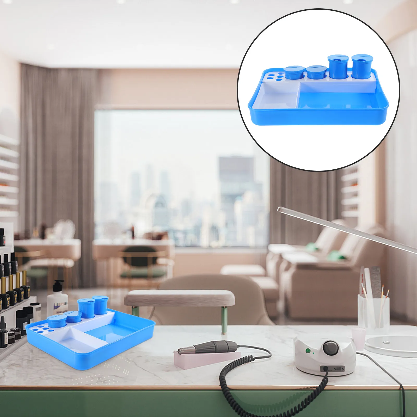 Nail Tool Cleaning Storage Tray Versatile ABS Nail Tool Tray for Cleaning and Organizing Manicure Tools Salon Desktop Use
Nail Tool Cleaning Storage Tray Versatile ABS Nail Tool Tray for Cleaning and Organizing Manicure Tools Salon Desktop Use