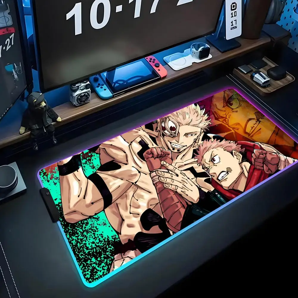 amanga Jujutsu Kaisen wallpaper Mouse Pad RGB Gaming Mousepad Big LED Pad PC Desk Mat Luminous Mouse Pad Large Keyboard Mats Tab
amanga Jujutsu Kaisen wallpaper Mouse Pad RGB Gaming Mousepad Big LED Pad PC Desk Mat Luminous Mouse Pad Large Keyboard Mats Tab