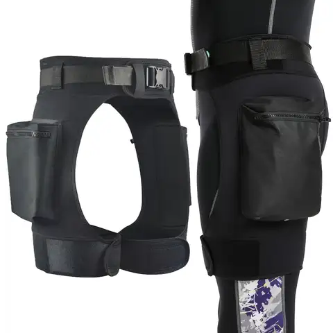 Technical Neoprene Wetsuit Shorts with Big Pockets Flexible Premium Dive Suit for Men Scuba Diving Accessories