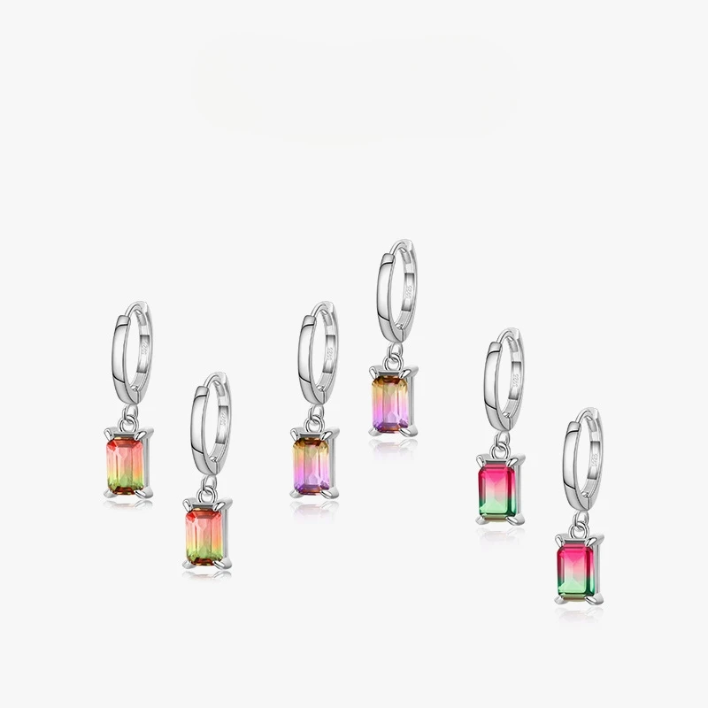 European and American popular s925 sterling silver imitation watermelon tourmaline contrast earrings female niche temperament e
European and American popular s925 sterling silver imitation watermelon tourmaline contrast earrings female niche temperament e