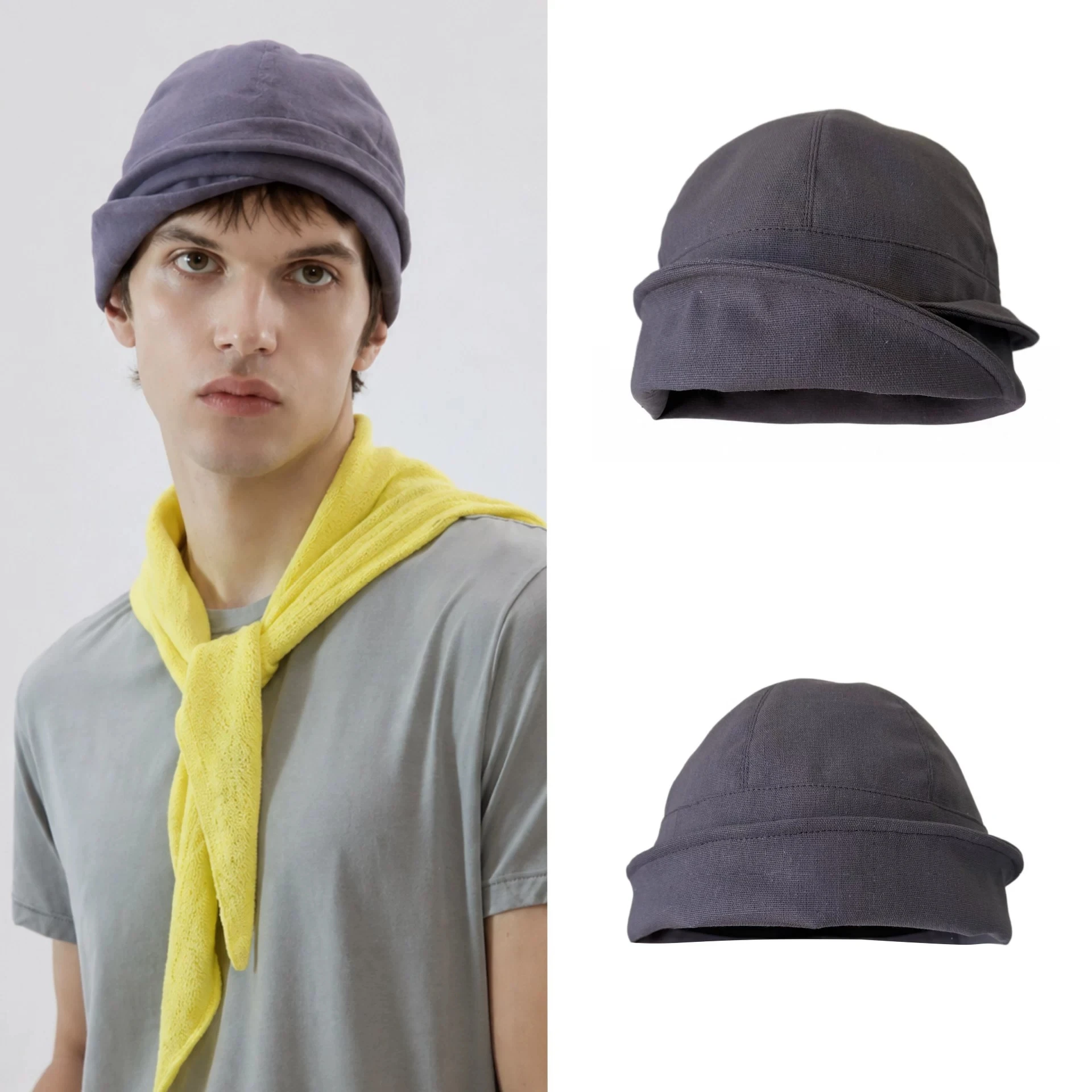 Retro Japanese-style Brim-folded Bucket Hat Unisex Breathable Comfy Sailor Cap Unique Design Solid Color Berets
Retro Japanese-style Brim-folded Bucket Hat Unisex Breathable Comfy Sailor Cap Unique Design Solid Color Berets