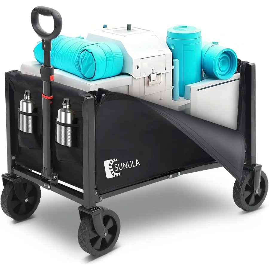 Foldable Wagon Cart 160L 3 in 1 Collapsible Wagon Cart with Wheels 2 Cup Holders for Groceries Camping Shopping Garden Pet Ridi
Foldable Wagon Cart 160L 3 in 1 Collapsible Wagon Cart with Wheels 2 Cup Holders for Groceries Camping Shopping Garden Pet Ridi