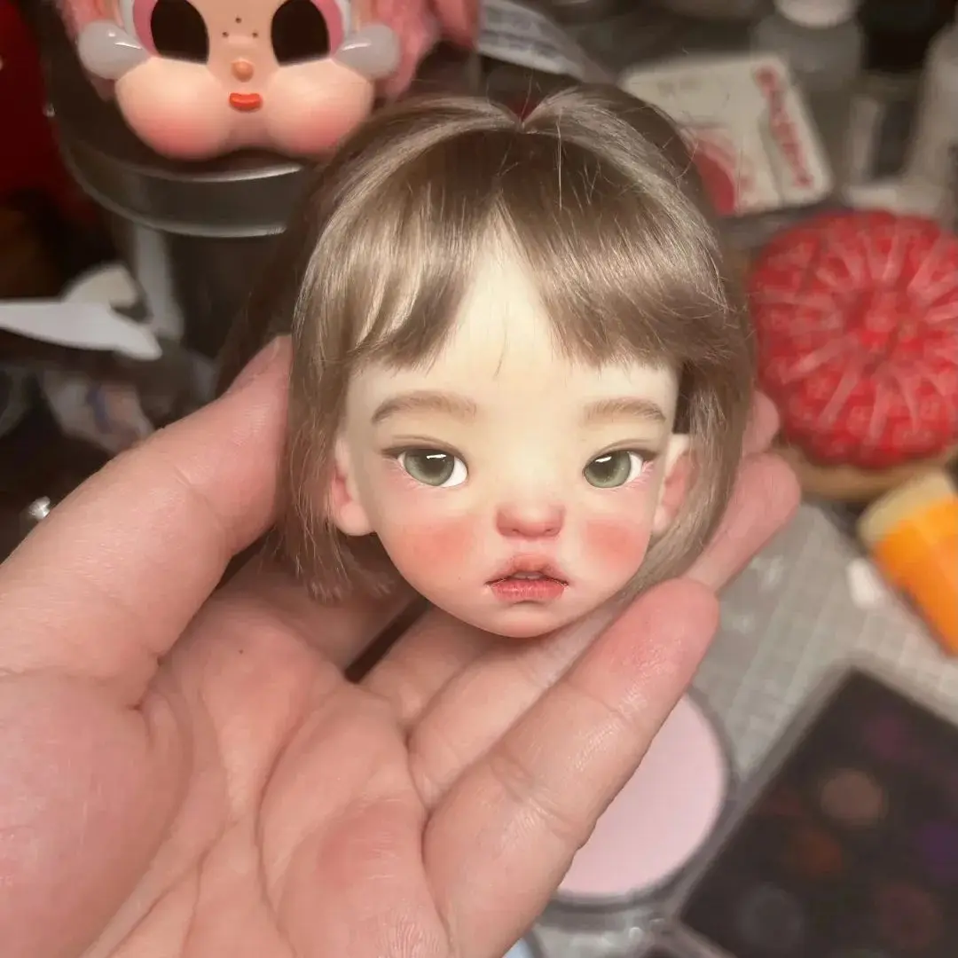 New BJD doll 1/6 makeup head for sale single head bailu cute girl boy high quality Just the head
New BJD doll 1/6 makeup head for sale single head bailu cute girl boy high quality Just the head