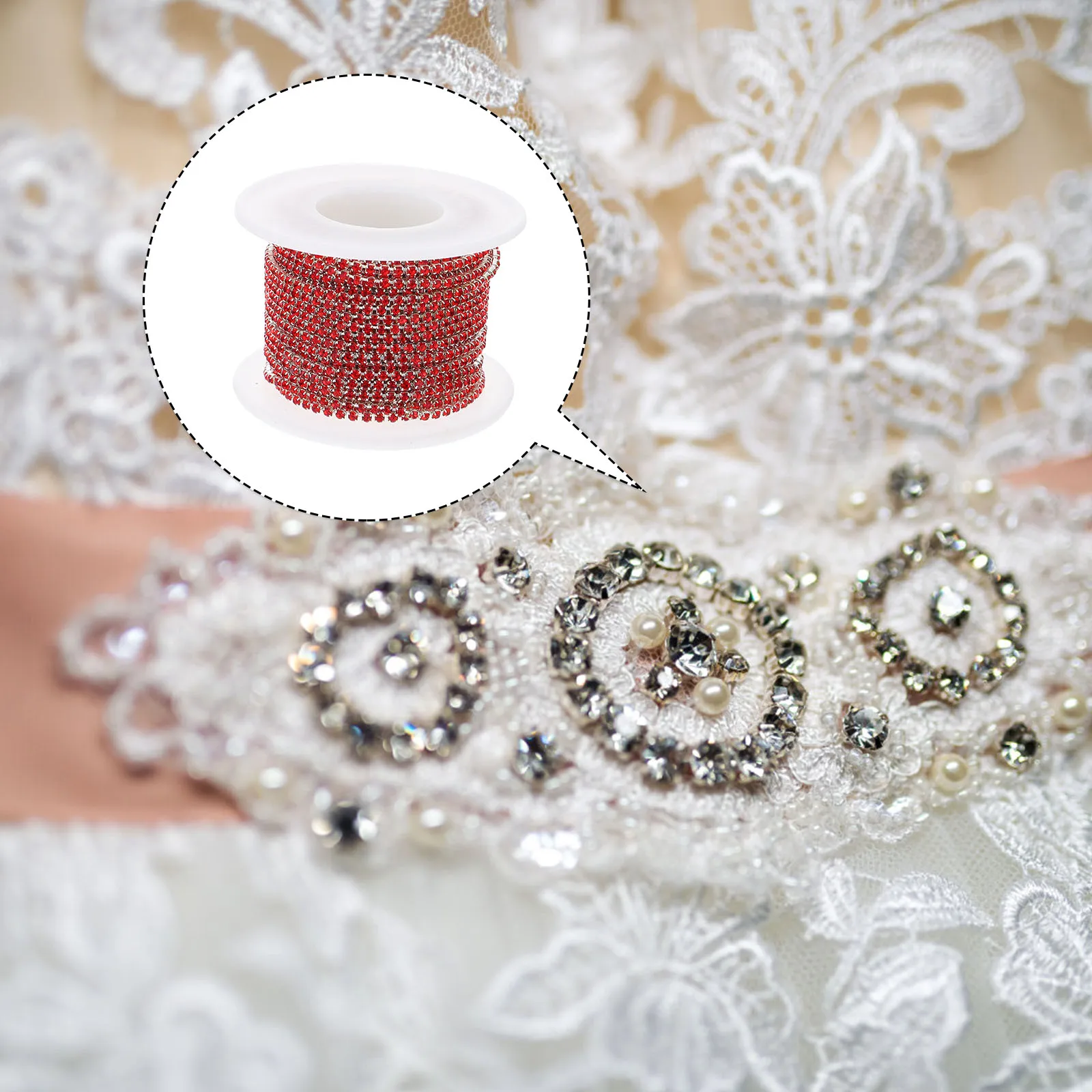 Claw Drill Chain Rhinestone Decorative Trim Crystal Sewing Craft Wedding Party Elastic B Accessories
Claw Drill Chain Rhinestone Decorative Trim Crystal Sewing Craft Wedding Party Elastic B Accessories