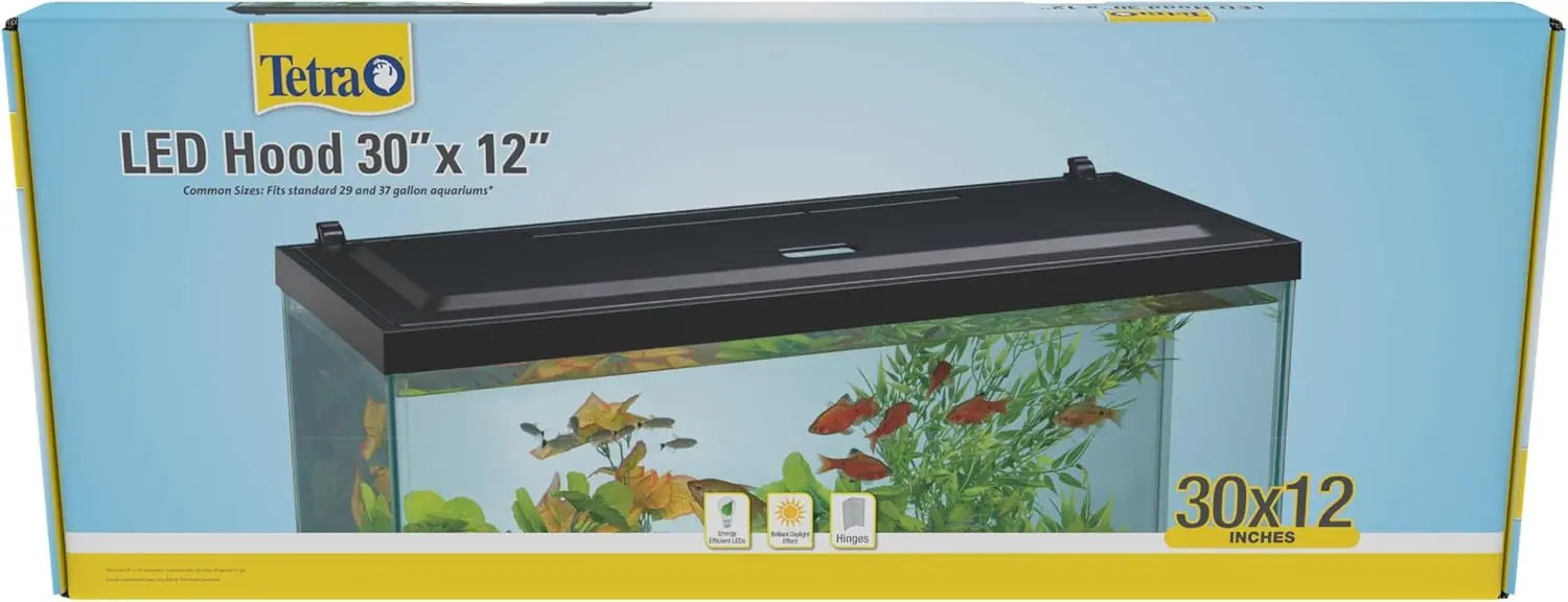30x12 Inch Low-Profile Aquarium Hood with Hidden LED Lights for Natural Underwater Shimmer
30x12 Inch Low-Profile Aquarium Hood with Hidden LED Lights for Natural Underwater Shimmer