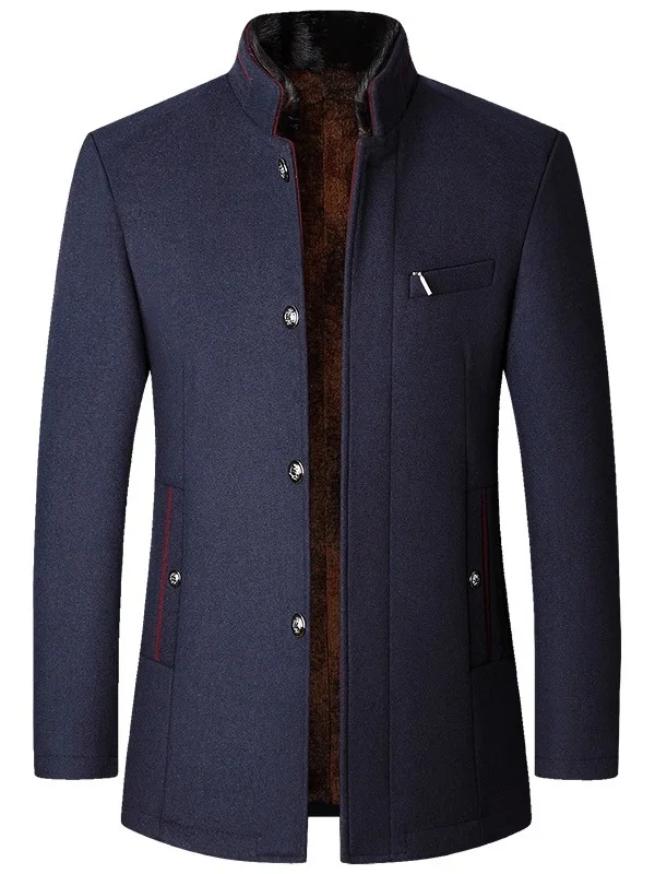 Men's Woolen Jacket Lightweight Stand Collar Midlife Casual Style Autumn Winter Fashion Dad Clothes for Middle-Aged...
Men's Woolen Jacket Lightweight Stand Collar Midlife Casual Style Autumn Winter Fashion Dad Clothes for Middle-Aged...