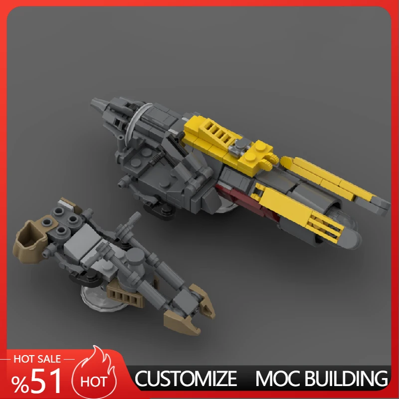 Набор из 184 деталей: Модульный конструктор MOC «Звездные боевые скоростные шарды» – развивающая игрушка для самостоятельной сборки, креативный дизайн, рождественский подарок
Набор из 184 деталей: Модульный конструктор MOC «Звездные боевые скоростные шарды» – развивающая игрушка для самостоятельной сборки, креативный дизайн, рождественский подарок