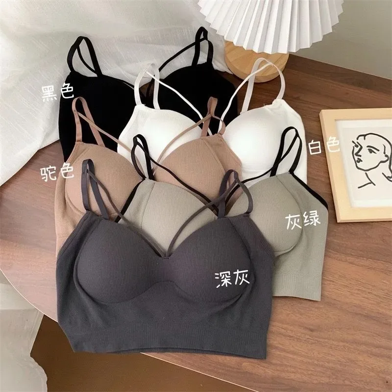 Beauty Back Underwear Base Strap with Chest Pad Vest Inner Match Hot Girl Sexy Slim Top Bra
Beauty Back Underwear Base Strap with Chest Pad Vest Inner Match Hot Girl Sexy Slim Top Bra