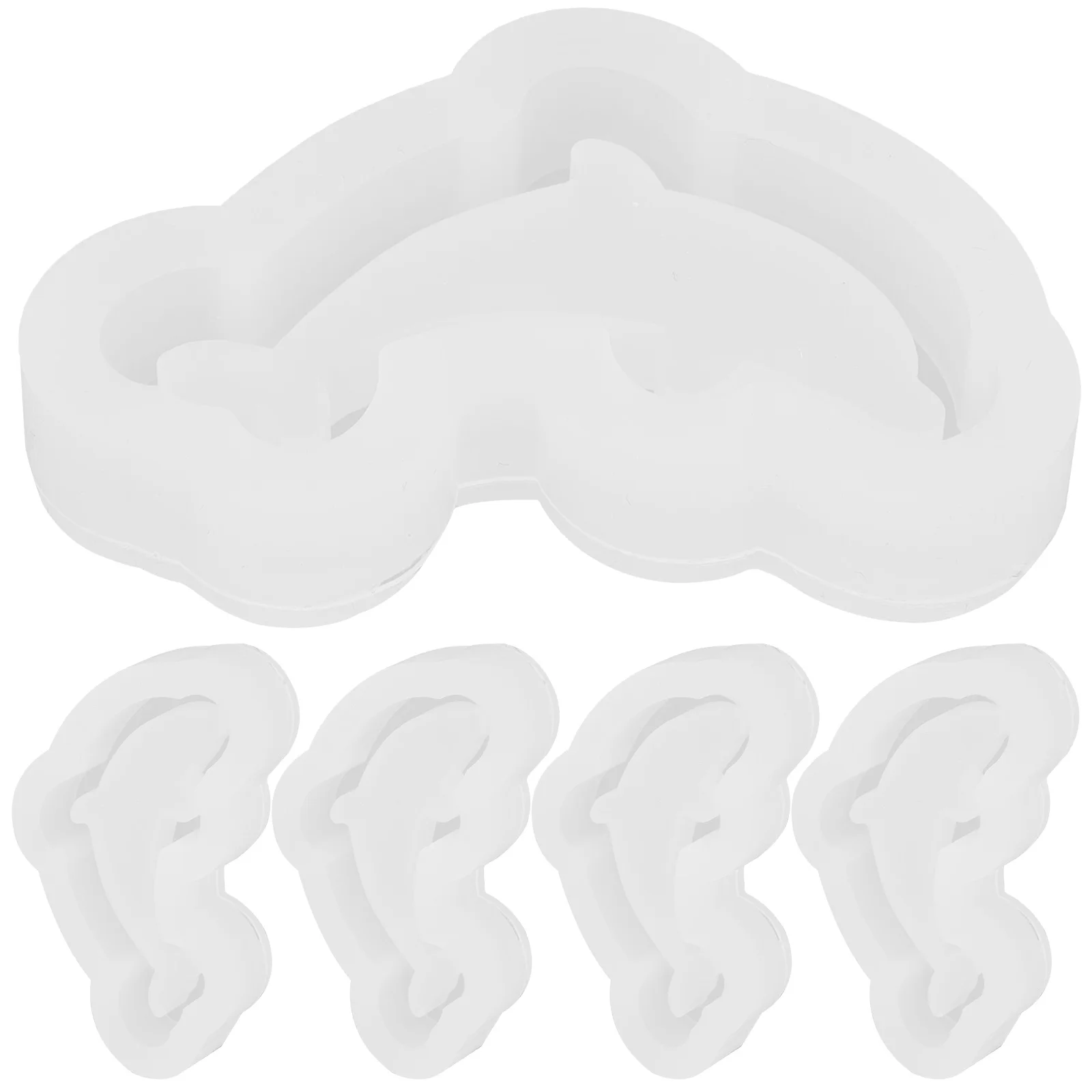 5pcs Silicone Molds Keychains Reusable Flexible Dolphin Epoxy Resin Craft Supplies Jewelry Parts Handmade Pendents
5pcs Silicone Molds Keychains Reusable Flexible Dolphin Epoxy Resin Craft Supplies Jewelry Parts Handmade Pendents