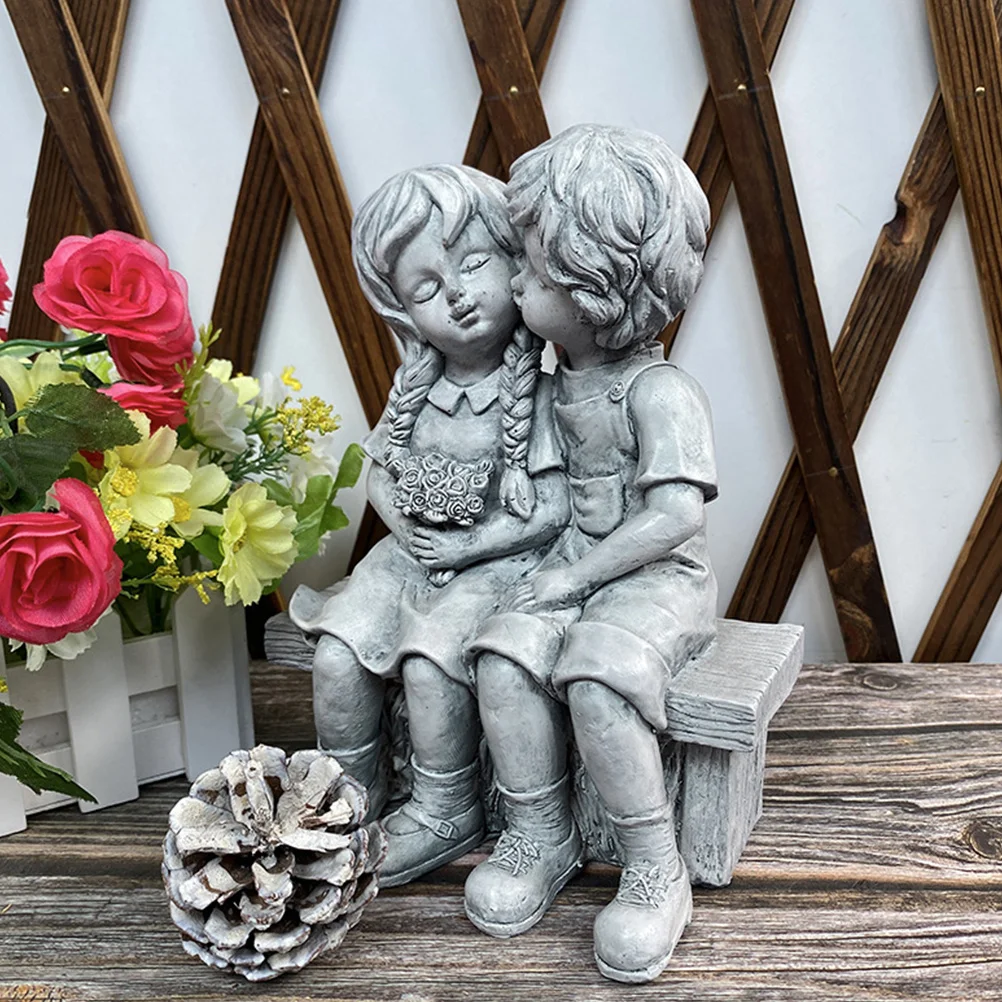 Resin Boy Girl Kissing Statue Garden Sculpture Yard Outdoor Decor Charming Harvest Lawn Patio Ornament
Resin Boy Girl Kissing Statue Garden Sculpture Yard Outdoor Decor Charming Harvest Lawn Patio Ornament