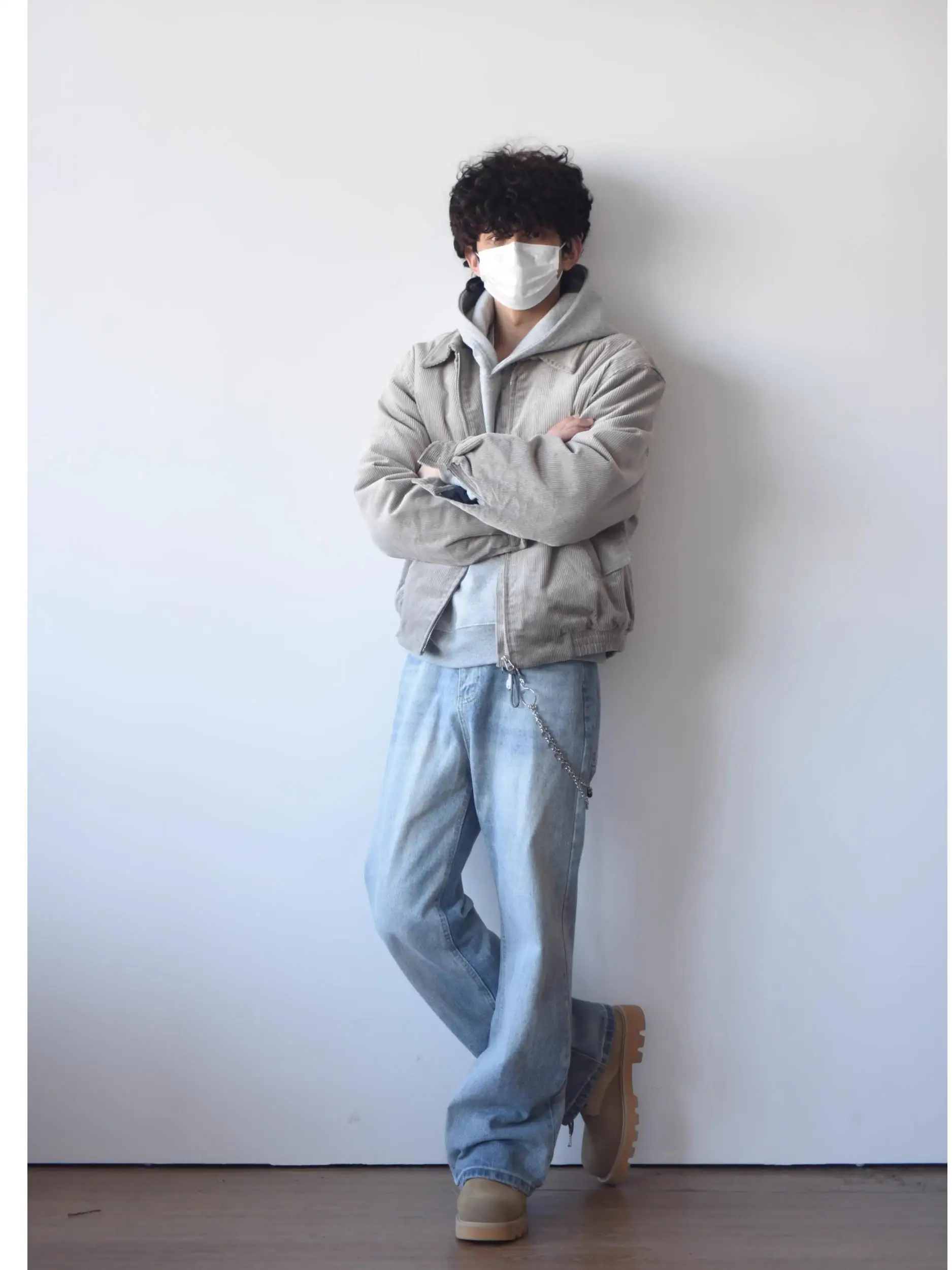 Cleanfit American Sle ort Corduroy Jaet Мужская верхняя уличная дизайнерская рабочая одежда Sense Harrington Пальто с разрушенным воротником M...
Cleanfit American Sle ort Corduroy Jaet Мужская верхняя уличная дизайнерская рабочая одежда Sense Harrington Пальто с разрушенным воротником M...