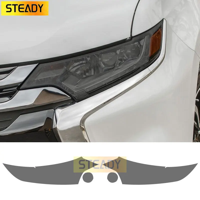2 Pcs Car Headlight Protective Film Front Light Transparent Smoked Black TPU Sticker For Mitsubishi Outlander 2015-2020
2 Pcs Car Headlight Protective Film Front Light Transparent Smoked Black TPU Sticker For Mitsubishi Outlander 2015-2020