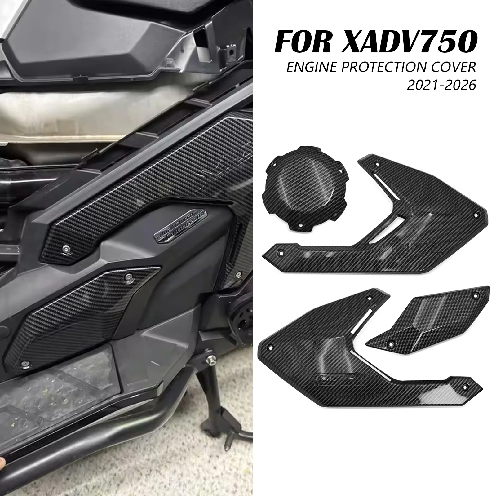 Engine Protection Cover Side Panel Fairing Protective Cover Kit Motorcycles Accessories For XADV750 2021-2026 x-adv 750 2025
Engine Protection Cover Side Panel Fairing Protective Cover Kit Motorcycles Accessories For XADV750 2021-2026 x-adv 750 2025