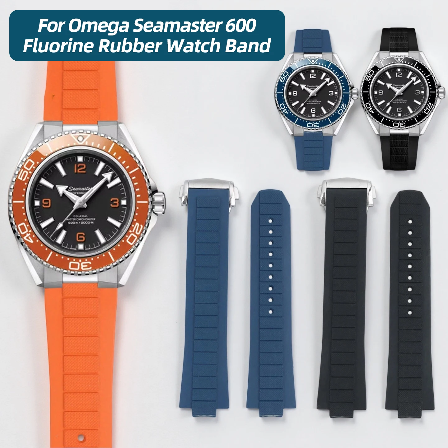 For Omega New Seamaster 600 Series 217.30.42 217.32.42 Fluororubber Watch Strap Folding Clasp Men's Watch Accessories
For Omega New Seamaster 600 Series 217.30.42 217.32.42 Fluororubber Watch Strap Folding Clasp Men's Watch Accessories