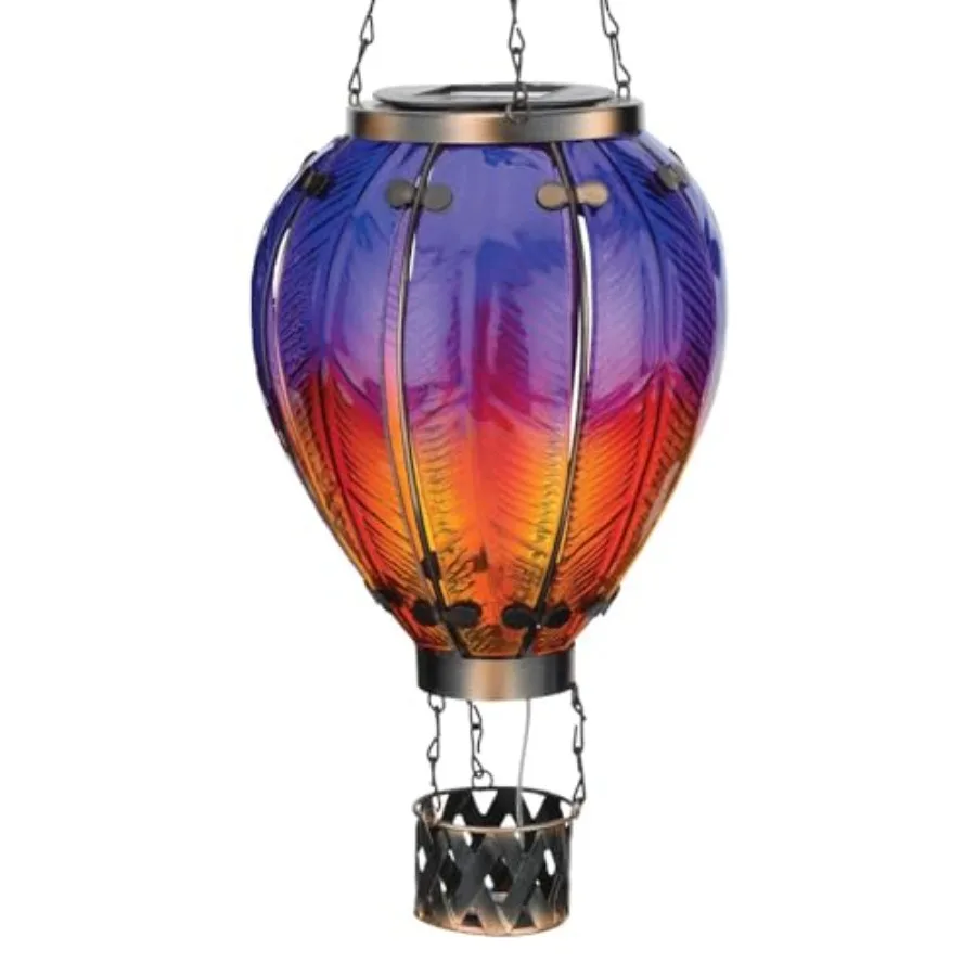 23.5 Inch Hot Air Balloon Solar Lantern Hanging Solar-Powered LED Lights, Waterproof Portable Decorative Outdoor Lamp Made of M
23.5 Inch Hot Air Balloon Solar Lantern Hanging Solar-Powered LED Lights, Waterproof Portable Decorative Outdoor Lamp Made of M