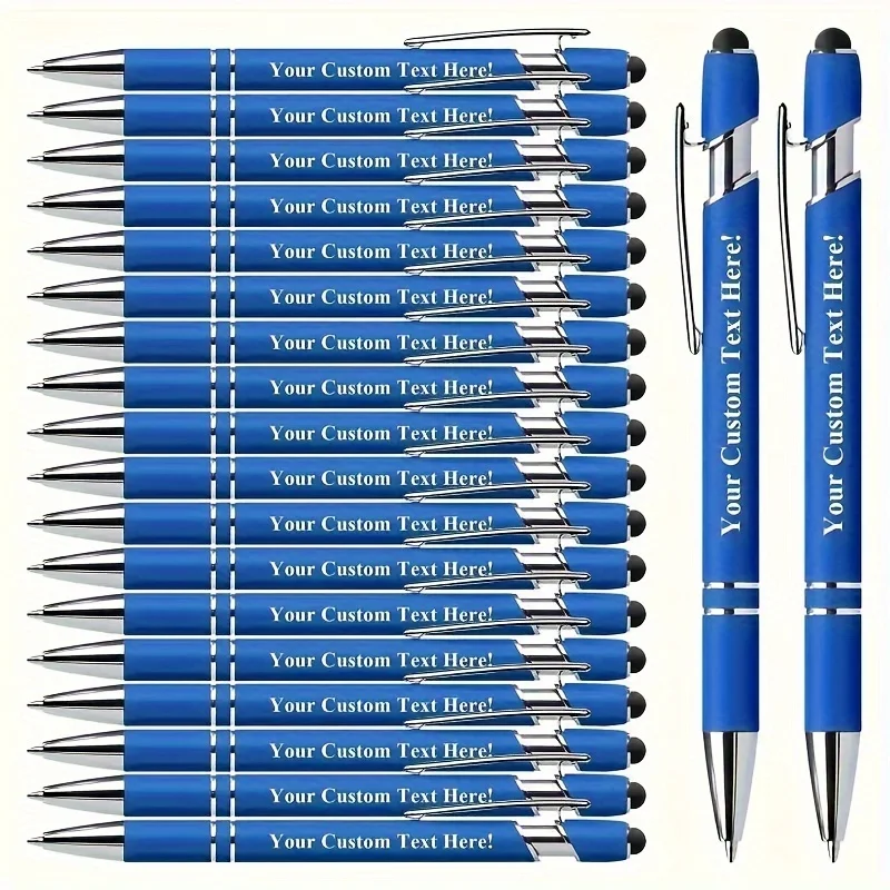 6pcs Custom Metal Ballpoint Pens with Retractable Click Mechanism & Personalization - Bulk Pens Suitable for Students, Teachers
6pcs Custom Metal Ballpoint Pens with Retractable Click Mechanism & Personalization - Bulk Pens Suitable for Students, Teachers