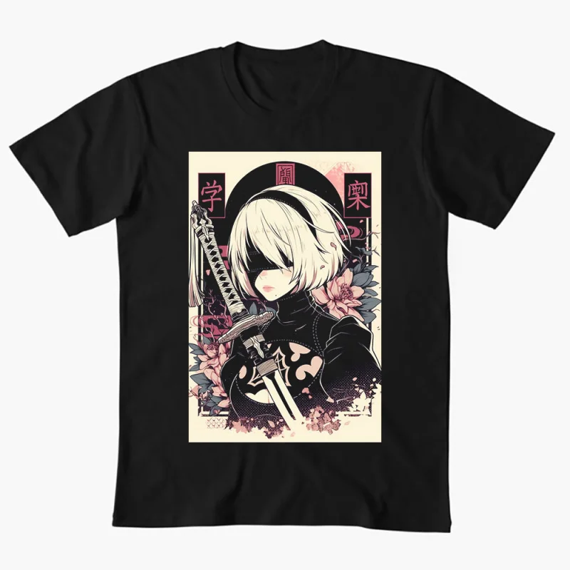 2B NieR Automata Yorh No. 2 Type B Anime T-shirt for Gamer 0607 Waifu Girl Cyber Punk Graphic Clothes Y2K Tee US Size Tops S-6XL
2B NieR Automata Yorh No. 2 Type B Anime T-shirt for Gamer 0607 Waifu Girl Cyber Punk Graphic Clothes Y2K Tee US Size Tops S-6XL