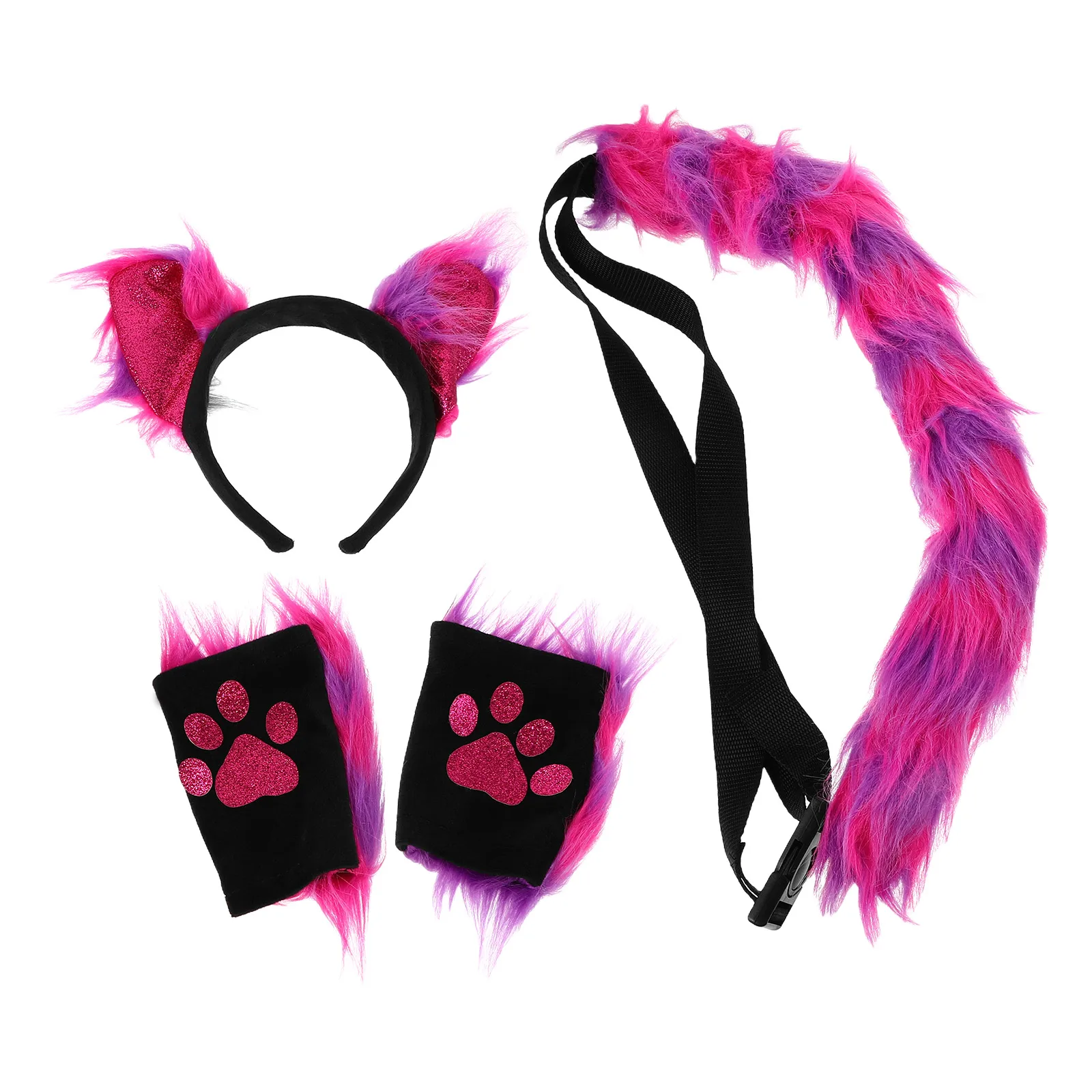 Cat Ears Costume Set Faux Headband Tail Lightweight Comfortable Adjustable Animal Accessories Cosplay Kit Women Headband
Cat Ears Costume Set Faux Headband Tail Lightweight Comfortable Adjustable Animal Accessories Cosplay Kit Women Headband