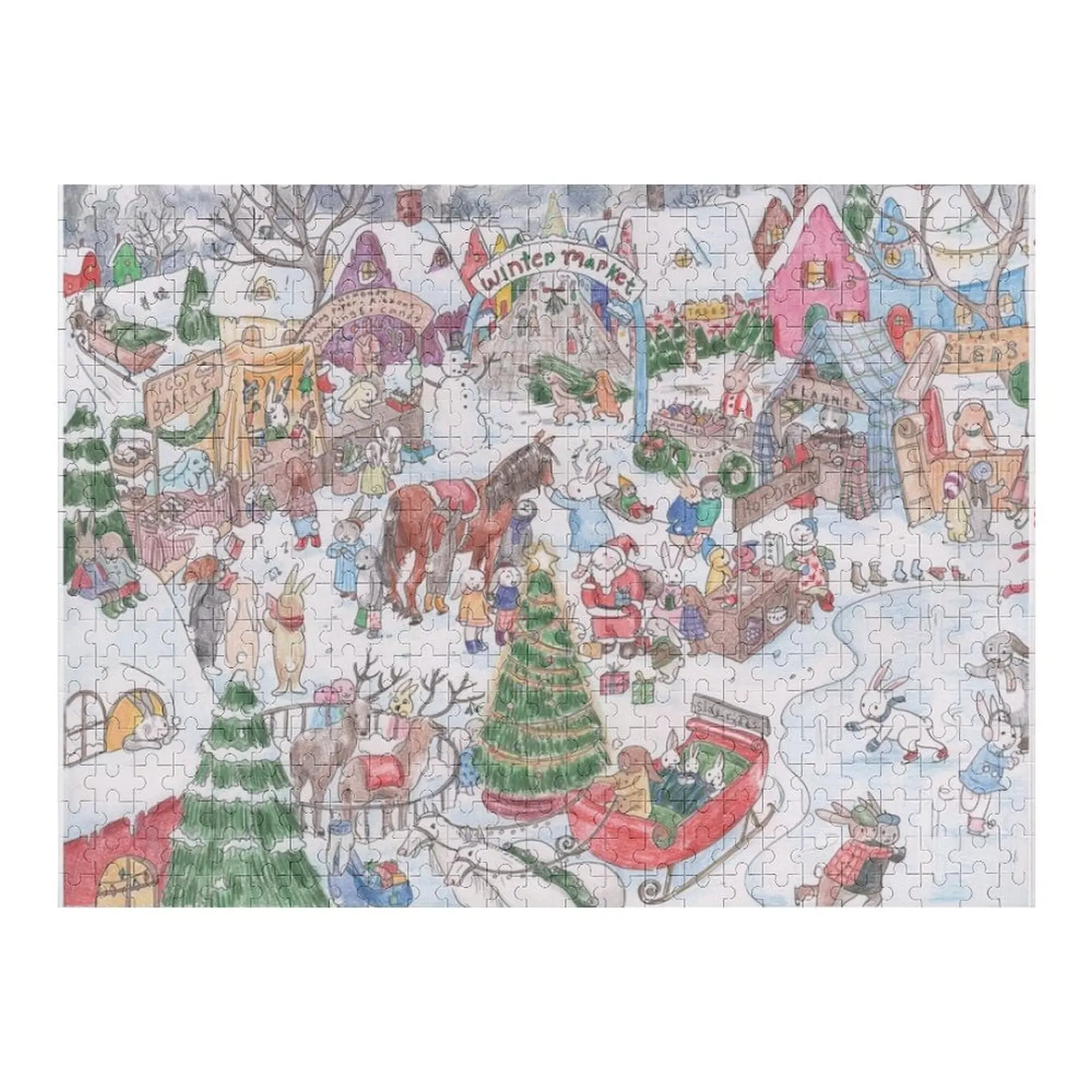 Зимний рынок кролика, головоломка, новые игрушки для детей, 2022, игрушки для малышей, настраиваемый подарок, фото-головоломка на заказ
Зимний рынок кролика, головоломка, новые игрушки для детей, 2022, игрушки для малышей, настраиваемый подарок, фото-головоломка на заказ